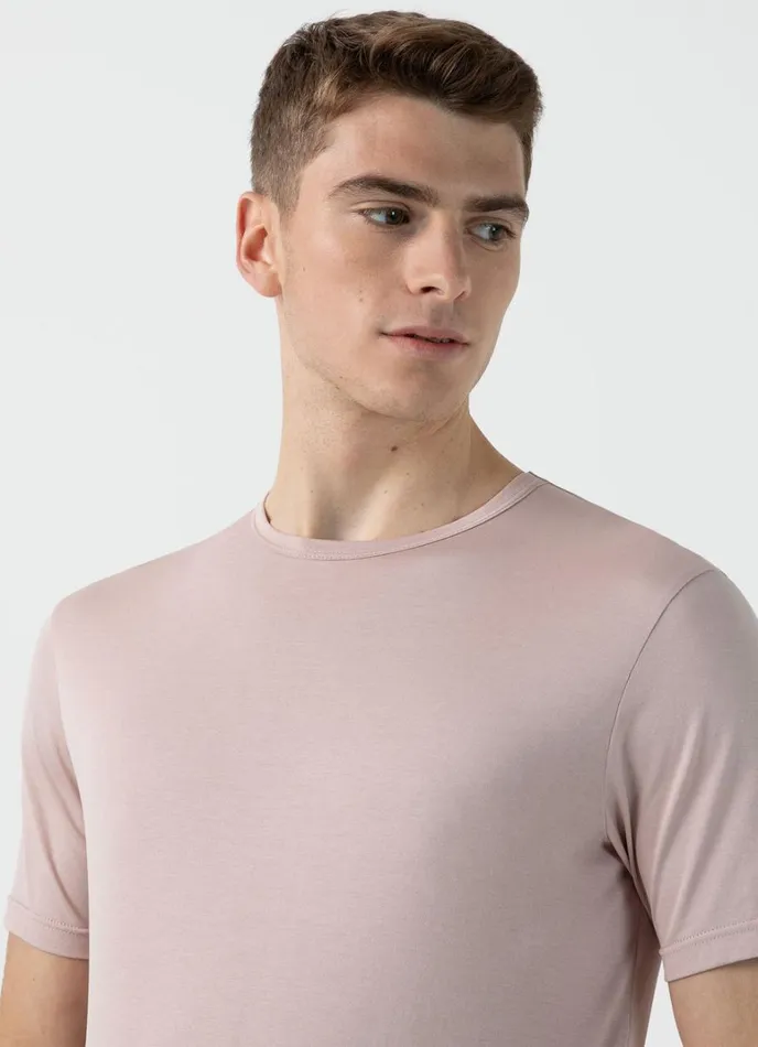 SUNSPEL Tshirts Classic Tshirt Pale Pink 8211 Men