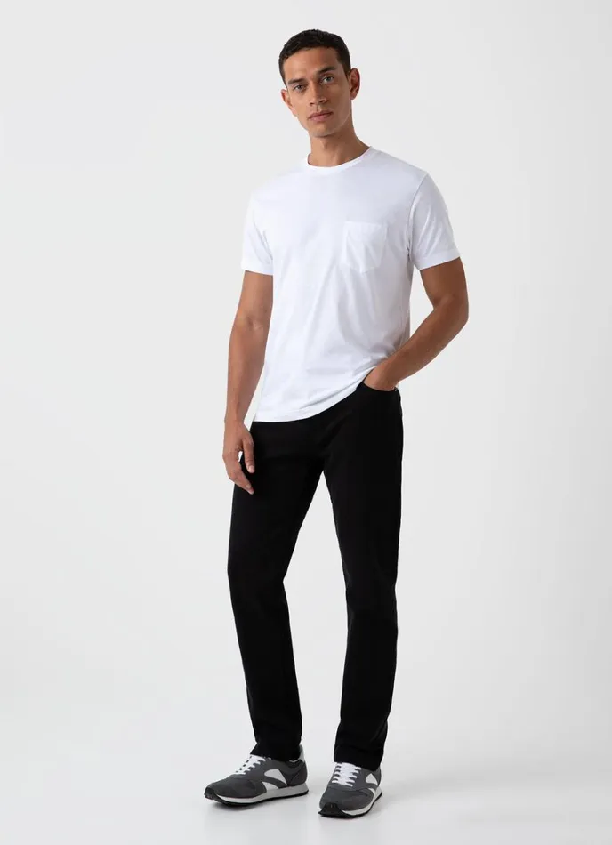 SUNSPEL Tshirts Riviera Midweight Pocket Tshirt White 8211 Men