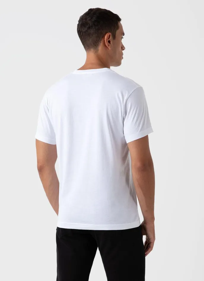 SUNSPEL Tshirts Riviera Midweight Pocket Tshirt White 8211 Men