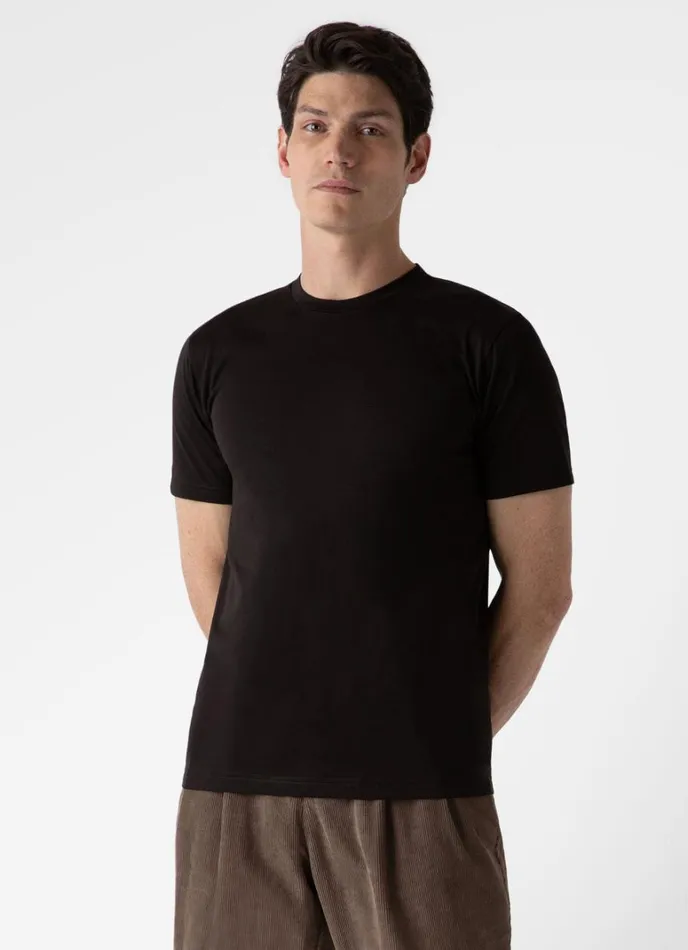 SUNSPEL Tshirts Riviera Midweight Tshirt Coffee 8211 Men