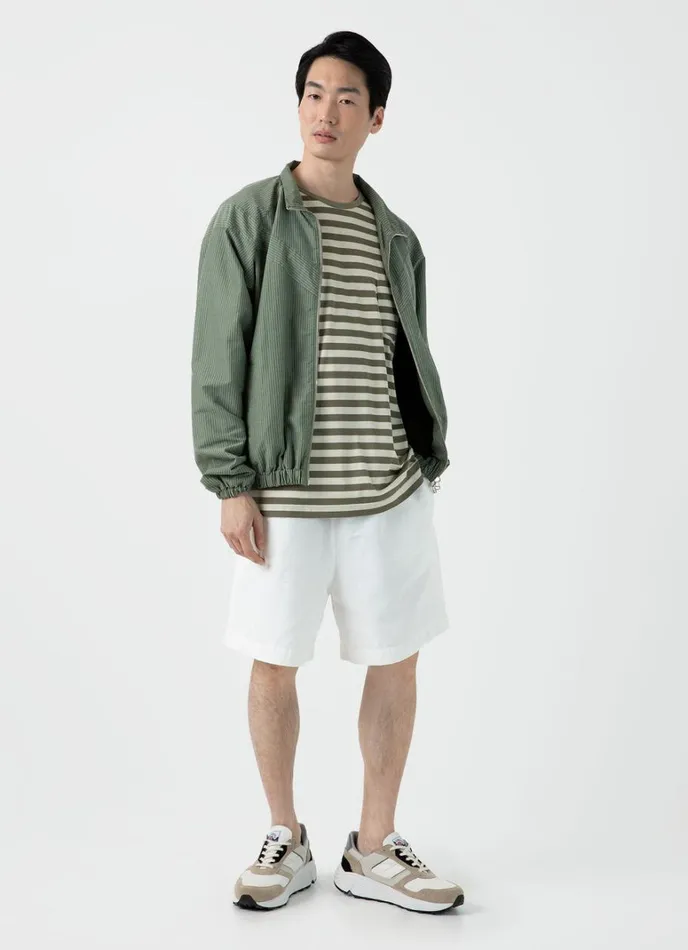 SUNSPEL Tshirts X Nigel Cabourn Tshirt Army Greenstone White 8211 Men