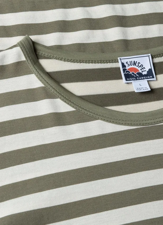 SUNSPEL Tshirts X Nigel Cabourn Tshirt Army Greenstone White 8211 Men