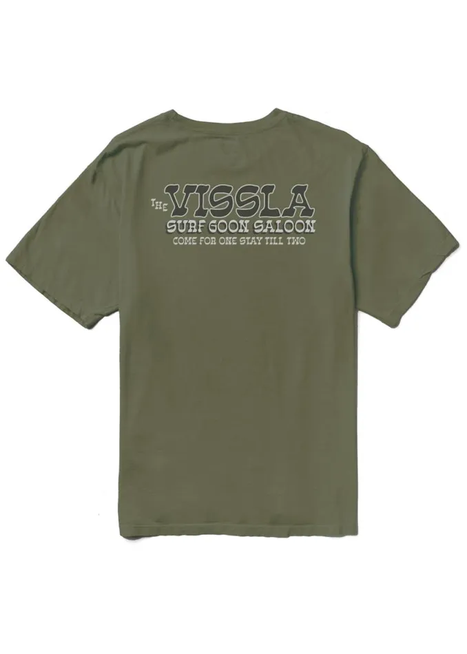 Surf Goon Saloon Organic Pkt Tee Surplus Men Vissla Tees