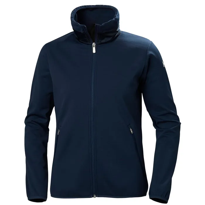 Sweaters Hoodies and Long Sleeve Shirts Women Helly Hansen W NAIAD FLEECE JACKET 693 Evening Blu