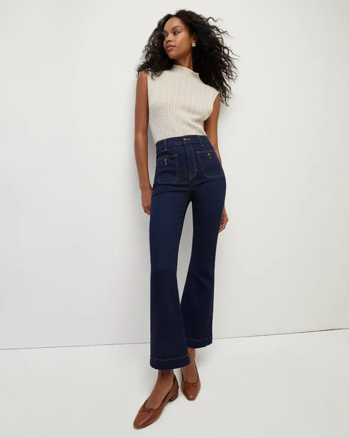 Sweaters Shop Veronica Beard Letita Cashmere Shell Oatmeal