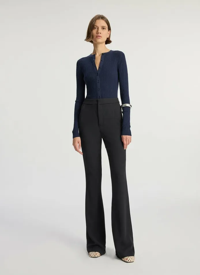 Sweaters Women ALC Fisher Fine Cotton Cardigan Navy