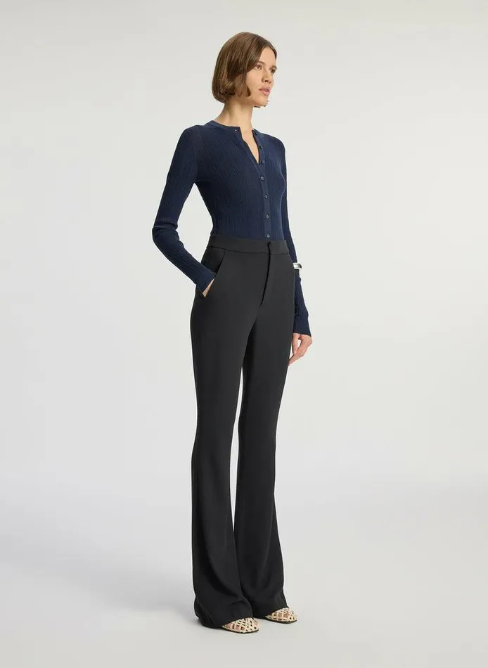 Sweaters Women ALC Fisher Fine Cotton Cardigan Navy Sweaters Women ALC Fisher Fine Cotton Cardigan Navy