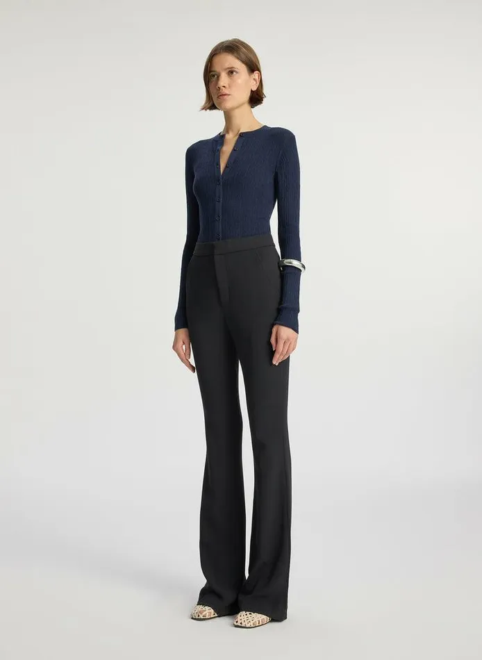 Sweaters Women ALC Fisher Fine Cotton Cardigan Navy Sweaters Women ALC Fisher Fine Cotton Cardigan Navy