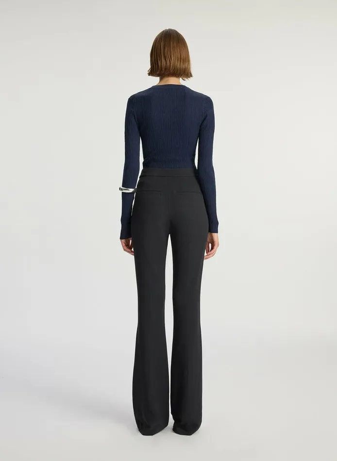 Sweaters Women ALC Fisher Fine Cotton Cardigan Navy Sweaters Women ALC Fisher Fine Cotton Cardigan Navy