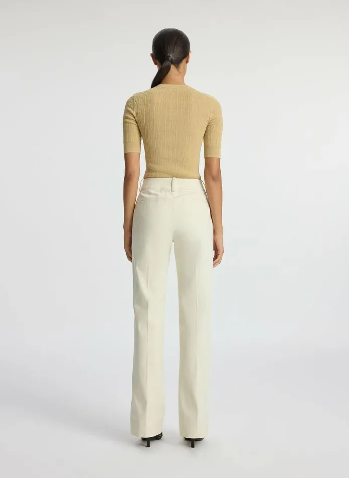 Sweaters Women ALC Fisher Fine Cotton Knit Top Lark Sweaters Women ALC Fisher Fine Cotton Knit Top Lark