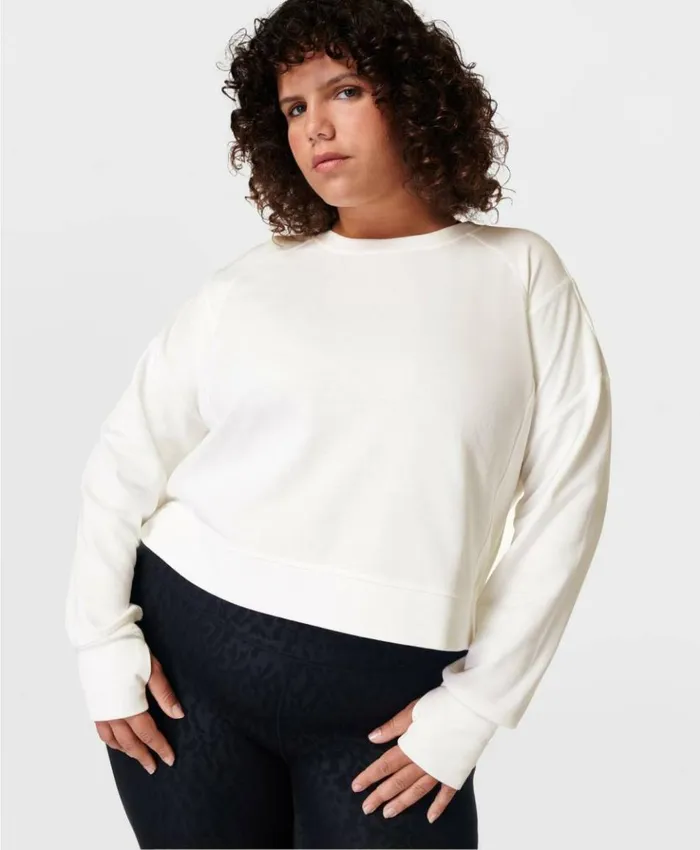 Sweaty Betty After Class Crop Sweatshirt Lily White Clothing Sweatshirts Hoodies Sweaty Betty After Class Crop Sweatshirt Lily White Clothing Sweatshirts Hoodies
