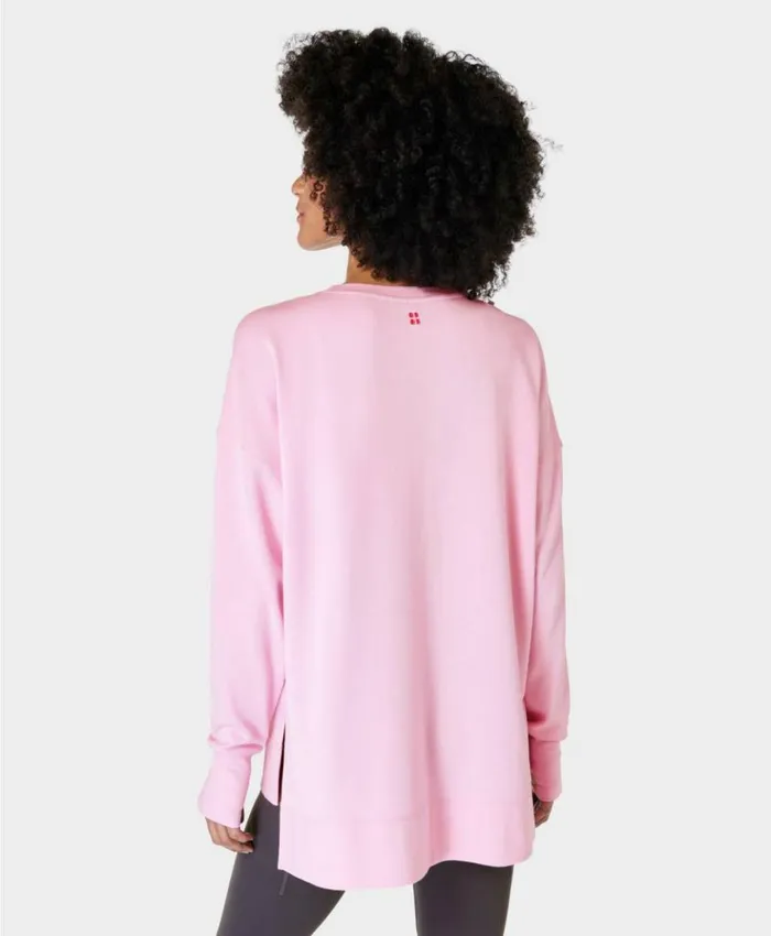 Sweaty Betty After Class Longline Sweatshirt Chalk Pink Clothing Sweatshirts Hoodies Sweaty Betty After Class Longline Sweatshirt Chalk Pink Clothing Sweatshirts Hoodies