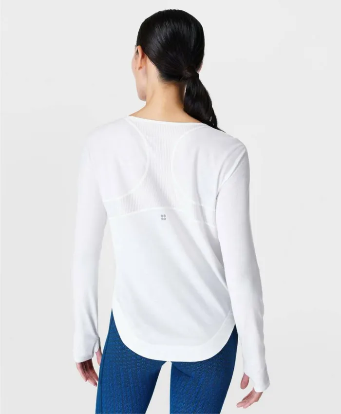 Sweaty Betty Breathe Easy Running Long Sleeve Top White Clothing Long Sleeve Tops Sweaty Betty Breathe Easy Running Long Sleeve Top White Clothing Long Sleeve Tops