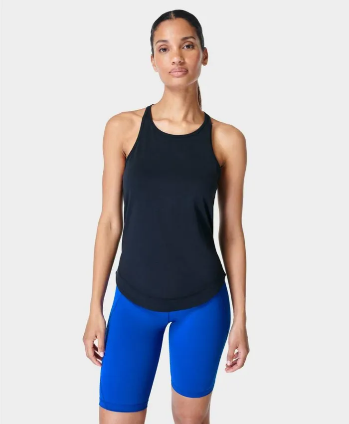 Sweaty Betty Breathe Easy Running Tank Black Clothing Tank Tops