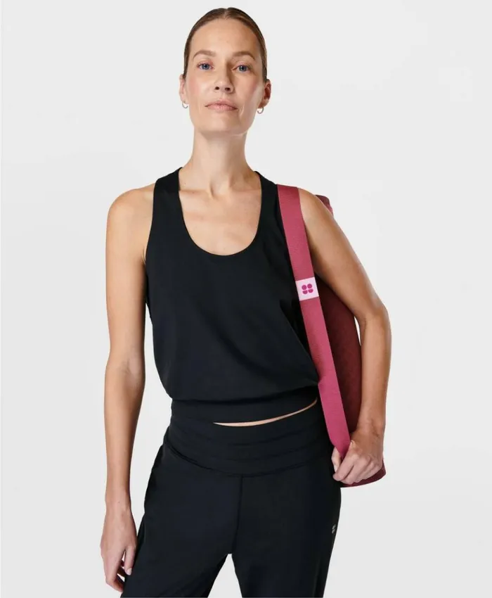 Sweaty Betty Gaia Yoga Tank Black Clothing Tank Tops
