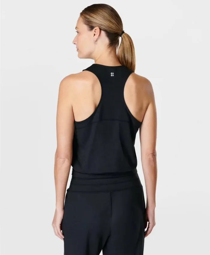 Sweaty Betty Gaia Yoga Tank Black Clothing Tank Tops