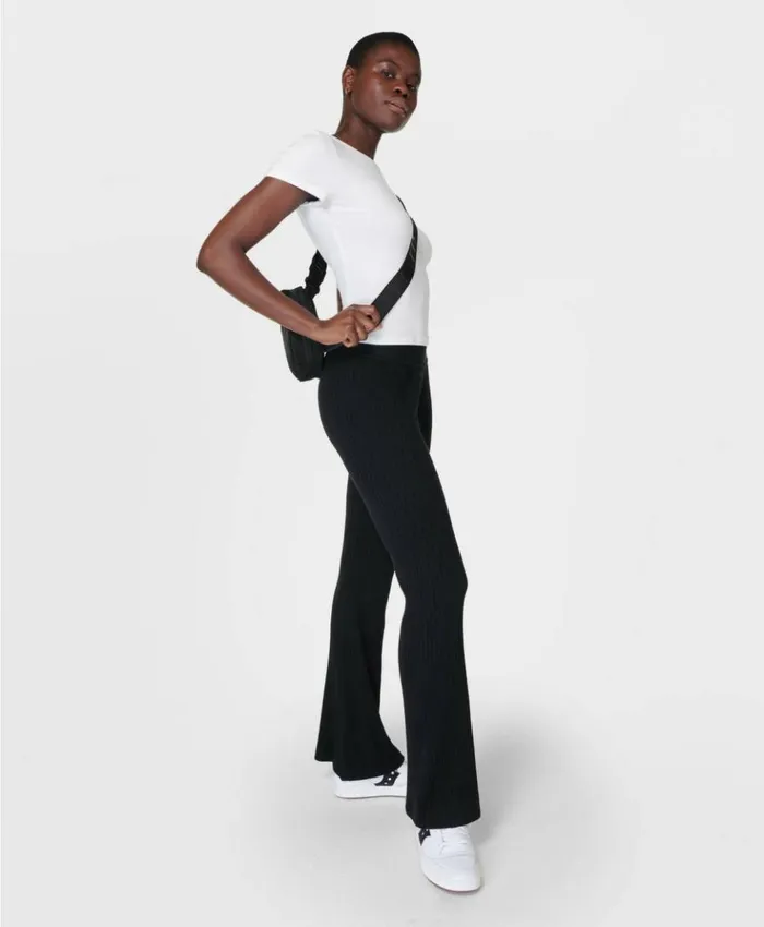 Sweaty Betty Selene Knitted Pants Black Clothing Pants