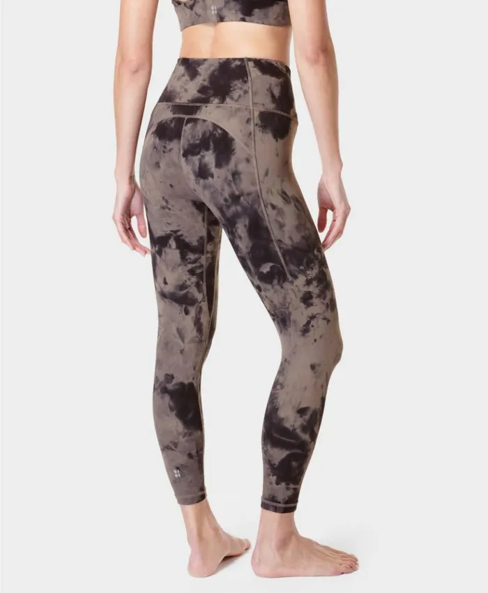 Sweaty Betty Super Soft Yoga Leggings Mocha Brown Spray Dye Clothing Full Length Sweaty Betty Super Soft Yoga Leggings Mocha Brown Spray Dye Clothing Full Length