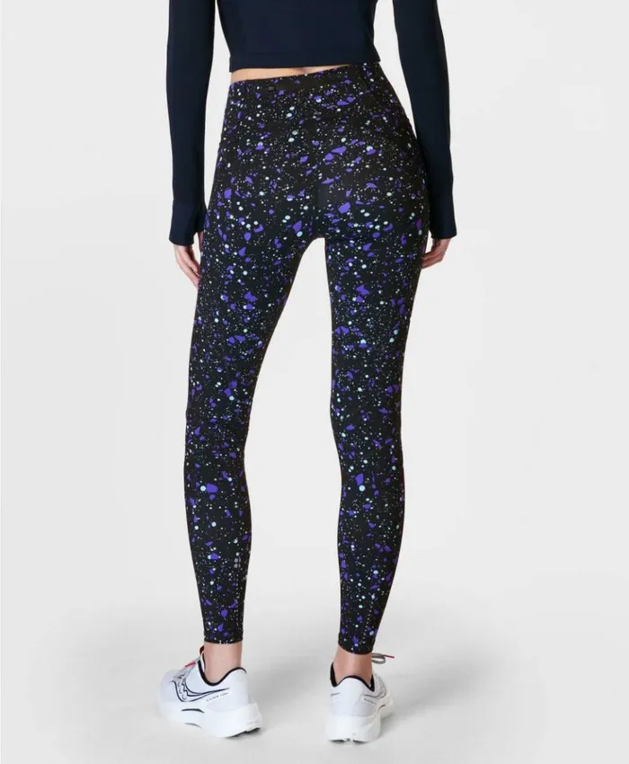 Sweaty Betty Zero Gravity Running Leggings Purple Marble Terazzo Print Clothing Full Length Sweaty Betty Zero Gravity Running Leggings Purple Marble Terazzo Print Clothing Full Length