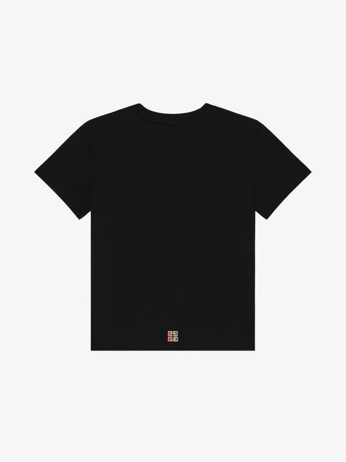 TShirt In Embroidered Jersey Black Kids Givenchy