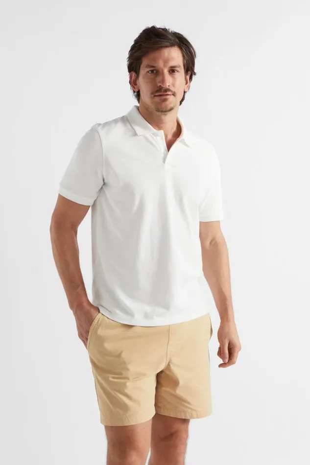 TShirts and Sweaters Man Seed Heritage Core Polo Vintage White