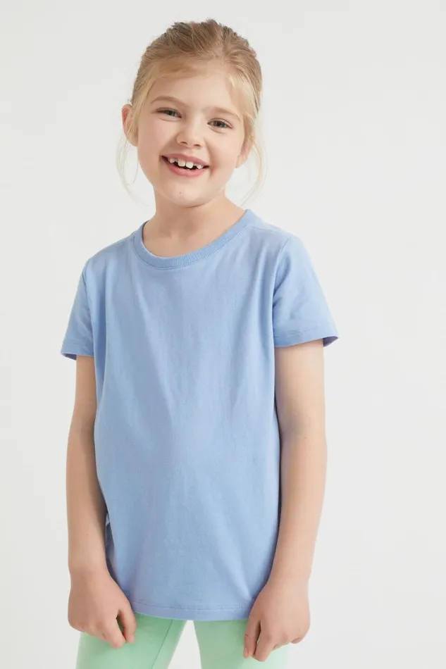 TShirts and Tops GirlBoy Seed Heritage Core Basic Tee Blue Iris