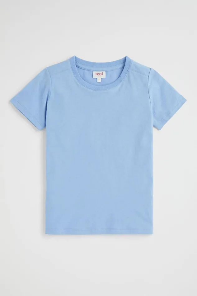 TShirts and Tops GirlBoy Seed Heritage Core Basic Tee Blue Iris