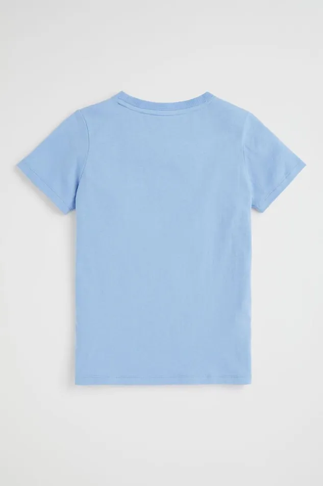 TShirts and Tops GirlBoy Seed Heritage Core Basic Tee Blue Iris