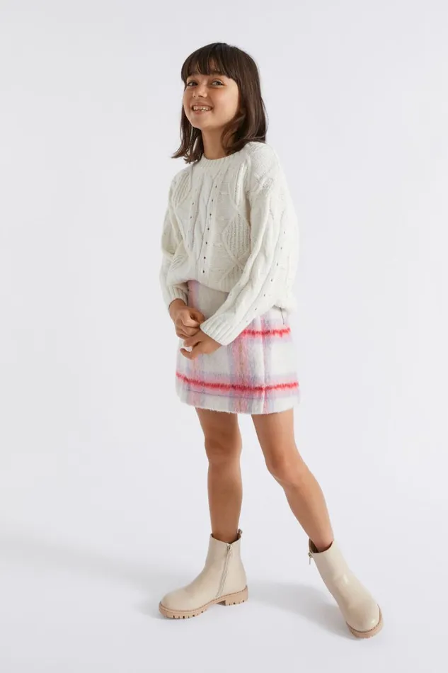TShirts and Tops Girl Seed Heritage Pompom Cable Knit Canvas