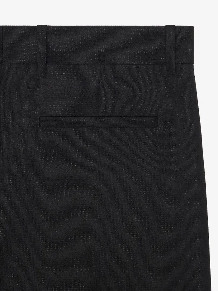 Tailored Pants In Wool And Lurex With Rhinestones Black Men Givenchy Pants and Shorts