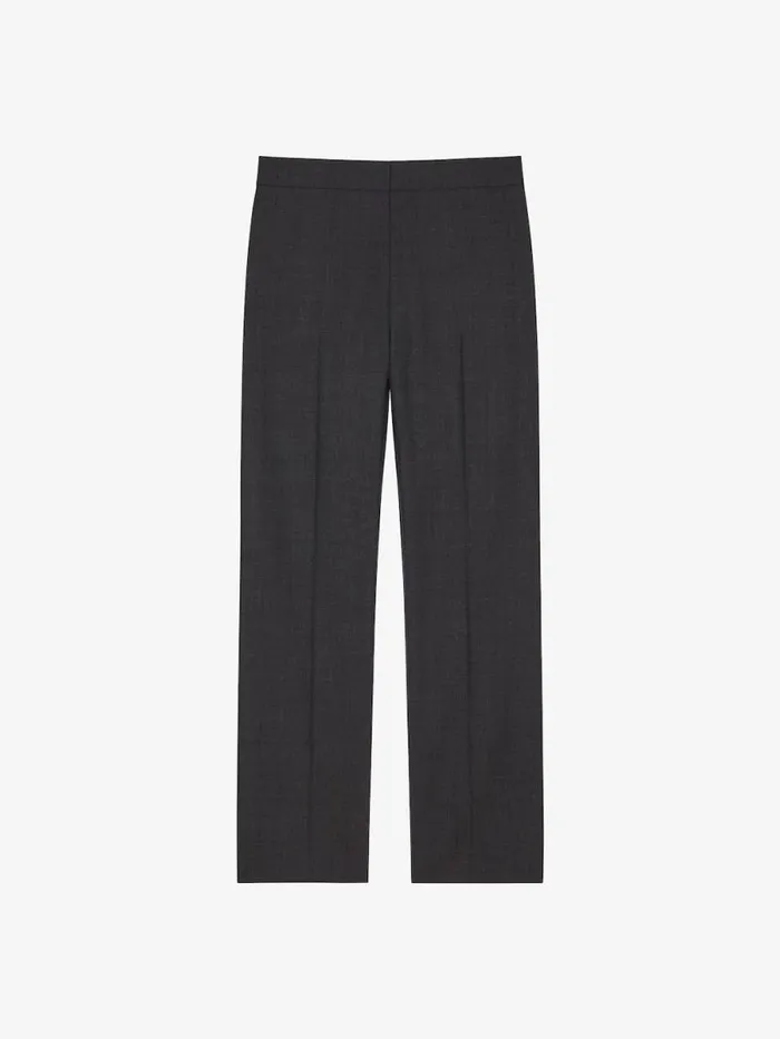 Tailored Pants In Wool Dark Grey Men Givenchy Pants and Shorts