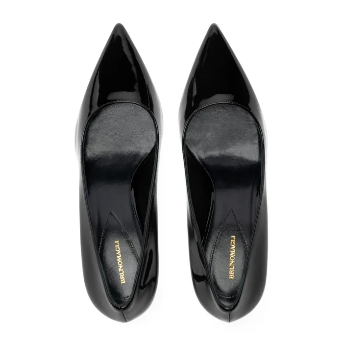 Tara Black Patent Pump Women Bruno Magli Pumps