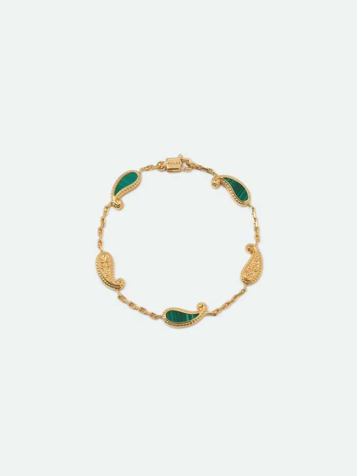 TEARS OF JOY BRACELET GOLDMALACHITE Unisex Rhude Jewelry