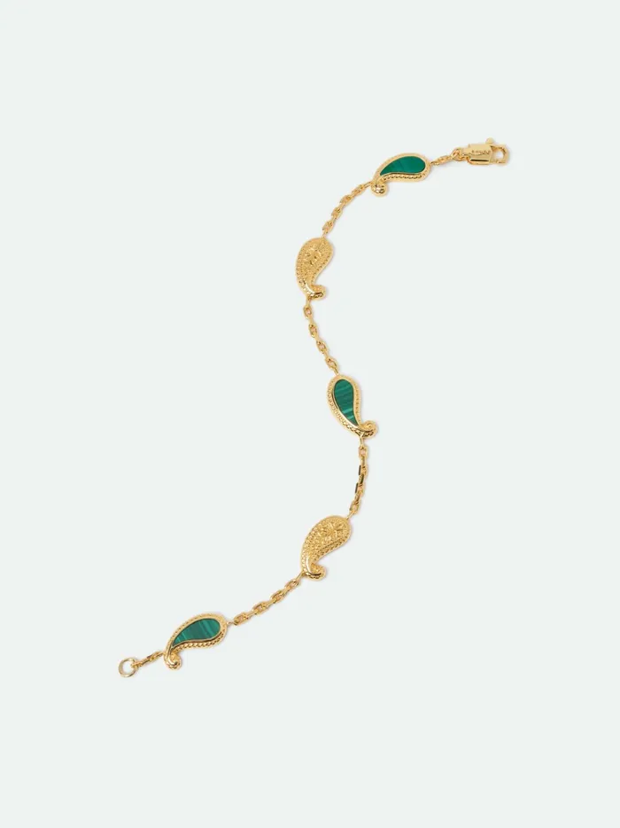 TEARS OF JOY BRACELET GOLDMALACHITE Unisex Rhude Jewelry