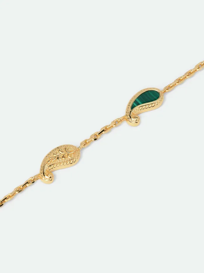 TEARS OF JOY BRACELET GOLDMALACHITE Unisex Rhude Jewelry