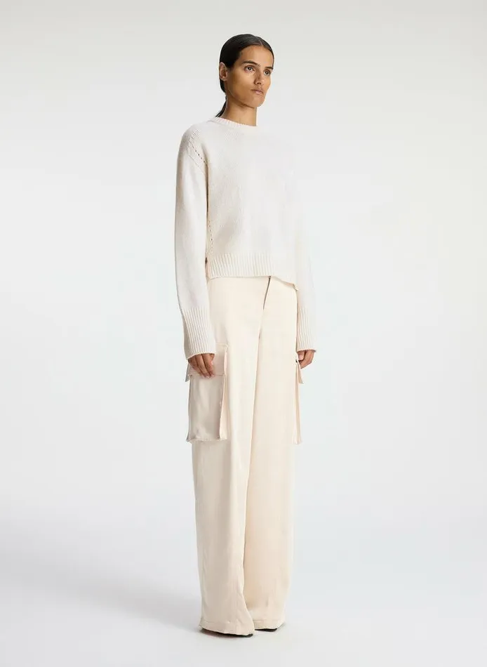 Tees and Tanks Women ALC Asher Cashmere Sweater Natural Tees and Tanks Women ALC Asher Cashmere Sweater Natural