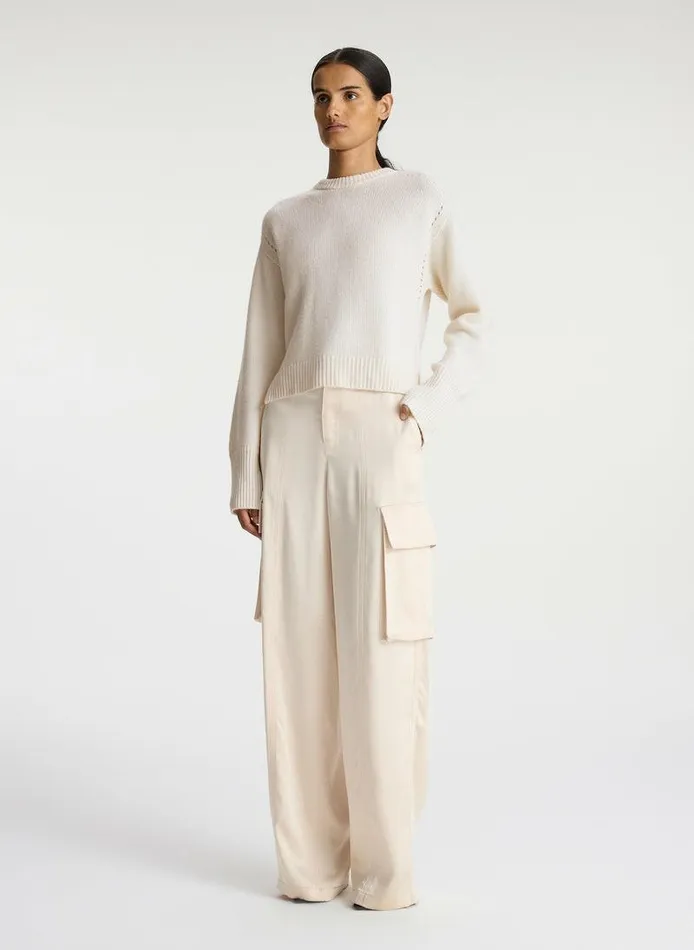 Tees and Tanks Women ALC Asher Cashmere Sweater Natural Tees and Tanks Women ALC Asher Cashmere Sweater Natural