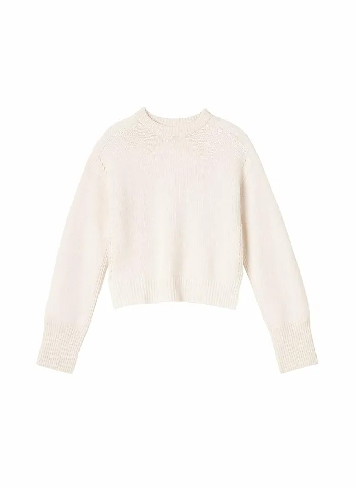 Tees and Tanks Women ALC Asher Cashmere Sweater Natural Tees and Tanks Women ALC Asher Cashmere Sweater Natural