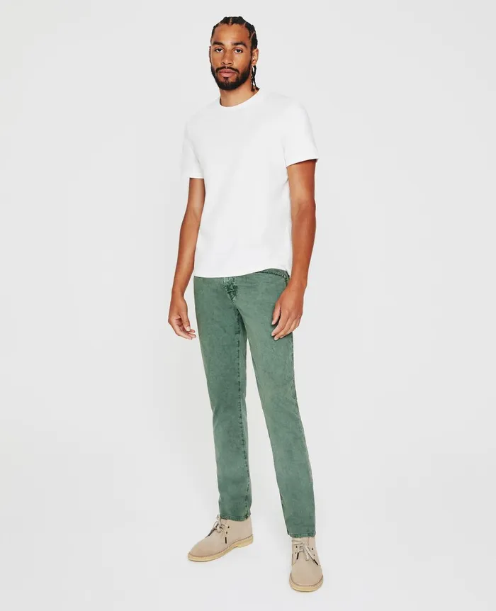 Tellis Sulfur Green Lake Men AG Jeans Pants