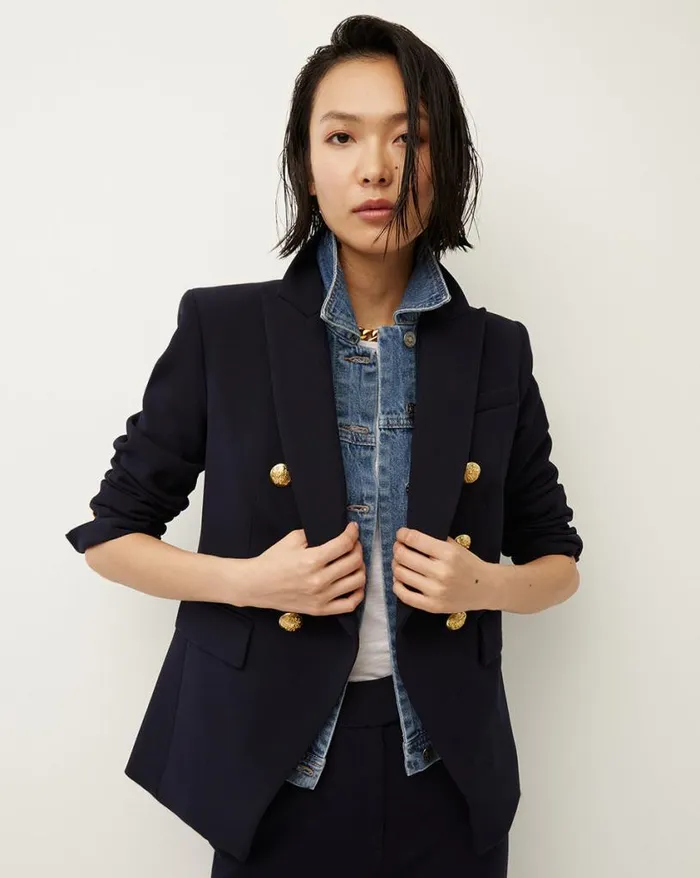 The Miller Jacket Jackets Veronica Beard Miller Dickey Jacket Slate Dickey Set Navydenim Blue The Miller Jacket Jackets Veronica Beard Miller Dickey Jacket Slate Dickey Set Navydenim Blue
