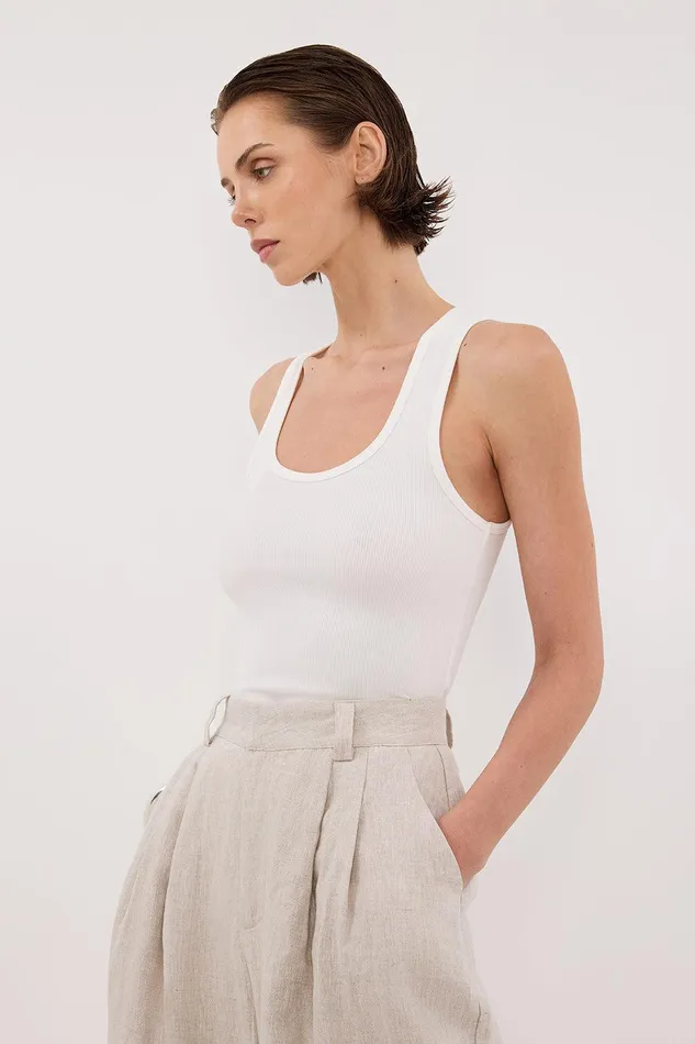 THEO OFF WHITE TANK Women DISSH Tanks