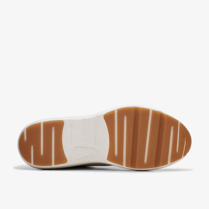 TIVOLI GRACE Off White Leather Women Clarks Sneakers