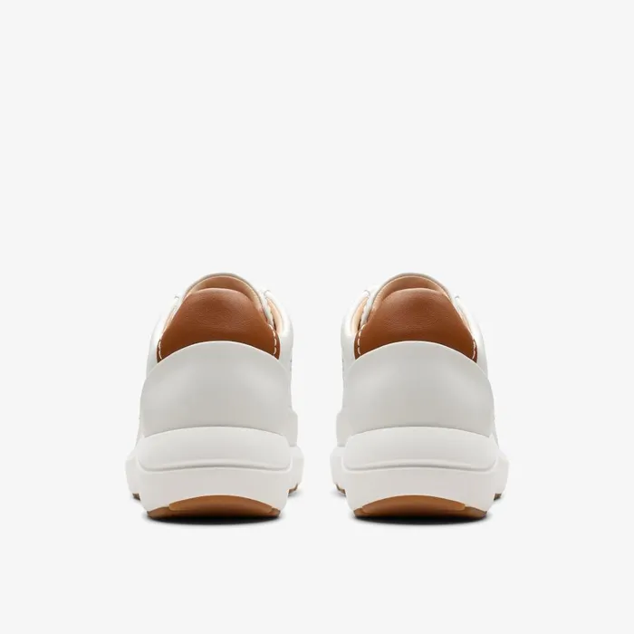 TIVOLI GRACE Off White Leather Women Clarks Sneakers
