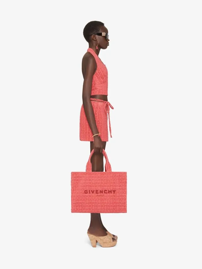 Top In 4g Cotton Towelling Coral Women Givenchy Tops and Shirts