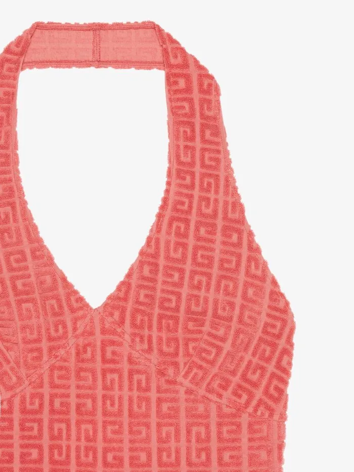 Top In 4g Cotton Towelling Coral Women Givenchy Tops and Shirts