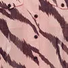 Tops and Shirts Women LEO LIN Brooklynn Linen Shirt 8211 Tiger Print In Pink