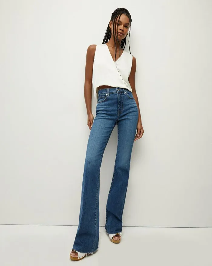 Tops and Tees Shop Veronica Beard Rahi Crepe Top Offwhite