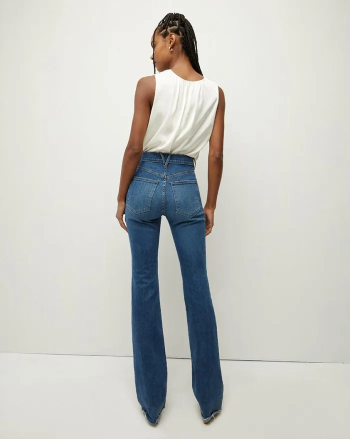 Tops and Tees Shop Veronica Beard Rahi Crepe Top Offwhite
