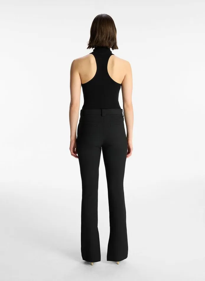 Tops Women ALC Paltrow Cotton Knit Top Black Tops Women ALC Paltrow Cotton Knit Top Black