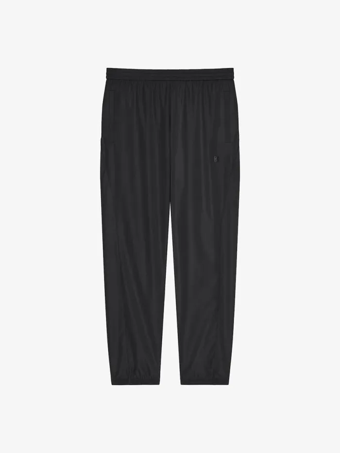 Tracksuit Pants With 4g Detail Black Men Givenchy Pants and Shorts